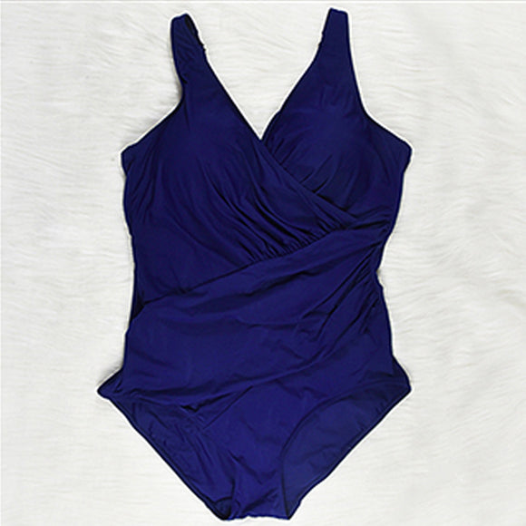 Traje de Baño Enterizo Cintura Alta Talla Grande