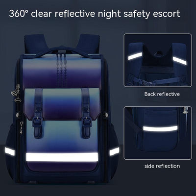 Mochila Escolar Ergonómica de Gran Capacidad con Protección Dorsal para Primaria - Image 14