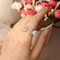 Anillo de Mariposa con Micro Circón