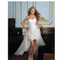 Vestido de Novia Convertible Elegante - Tubo Corto y Largo Estilo Europeo