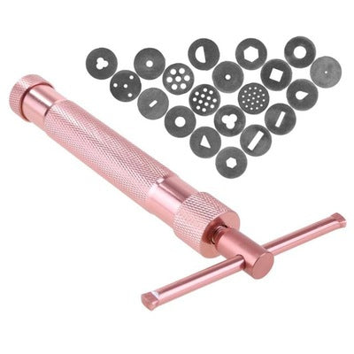 Pistola de Arcilla Profesional de Aluminio - Herramienta Rotativa para Fondant y Modelado - Image 11