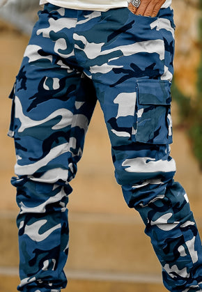 Pantalones Deportivos Cargo Camuflaje con Bolsillos Múltiples para Hombre - Image 13