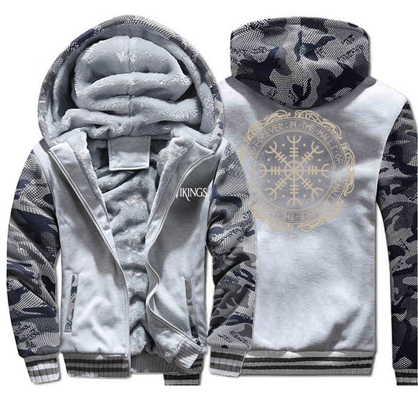 Chaqueta Cardigan Vikinga Gruesa Estilo Europeo Americano para Hombre