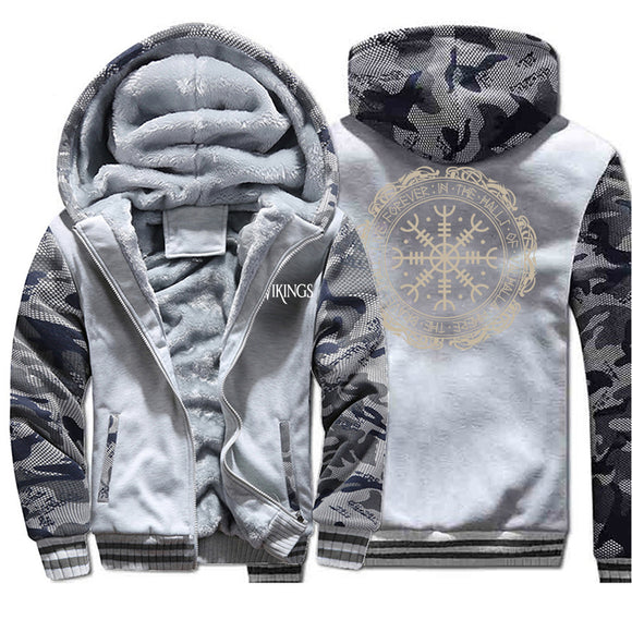Cardigã Masculino Viking Grosso Estilo Europeu Americano