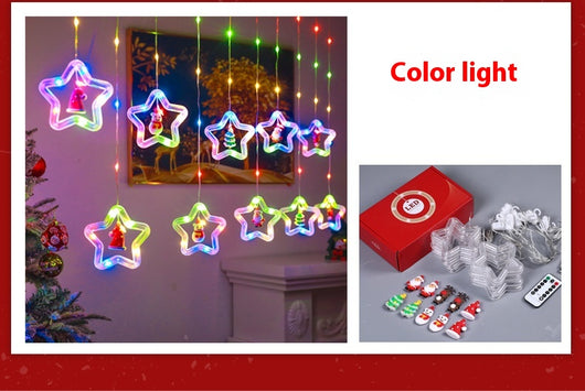 Cadena de Luces Navideñas para Cortinas - Image 35
