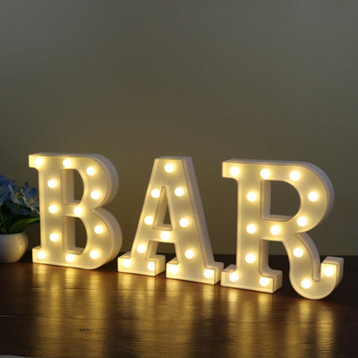 Letrero LED Luminoso Alfabeto 26 Letras - Lámpara Decorativa de Neón - Image 3