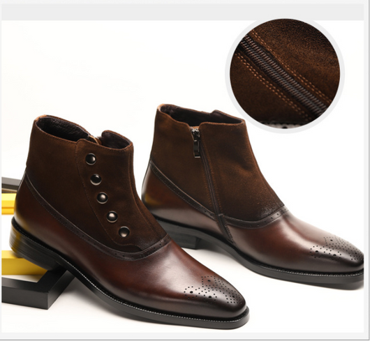 Botas Martin de Cuero con Remaches - Estilo Urbano para Hombre - Image 24