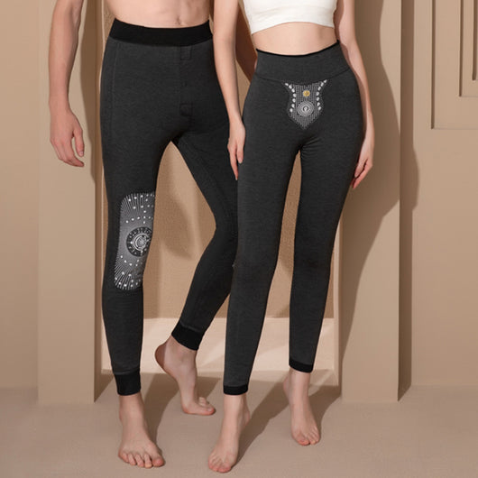 Pantalones Térmicos de Lana Suave para Parejas - Calidez y Confort - Image 2