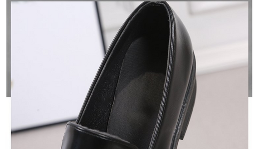 Zapatos Casuales de Tacón Grueso y Punta Afilada para Mujer - Image 9