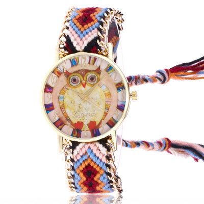 Reloj Pulsera Étnico Tejido para Mujer - Image 10