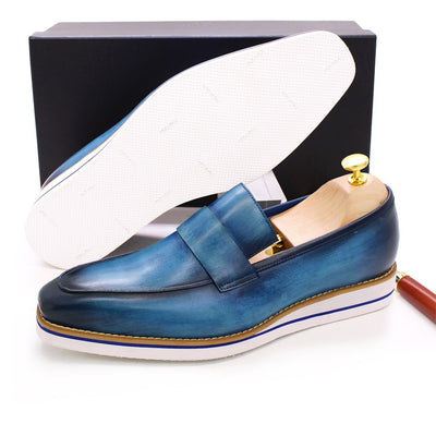 Zapatos Casuales de Cuero Artesanal para Hombre - Image 16