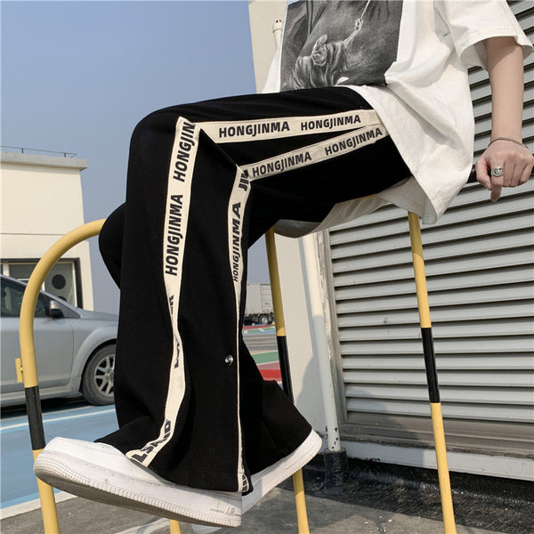 Pantalón Recto Holgado de Largo Completo - Comodidad Casual