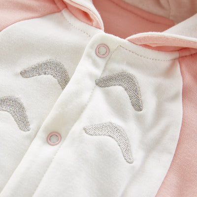 Pijama Enterizo Acolchado para Bebé con Capucha - Ropa de Gateo Térmica - Image 5