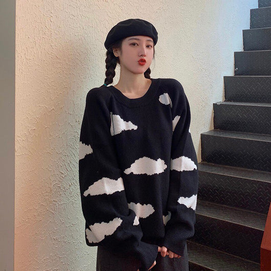 Suéter Estampado de Nubes Adorable - Image 10