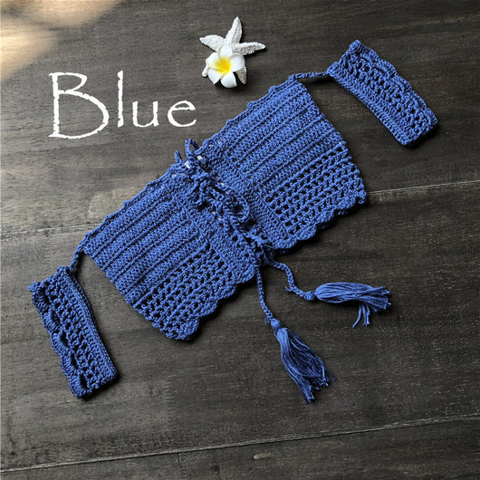 Top de Bikini de Crochet Estilo Bohemio y Versátil - Image 5