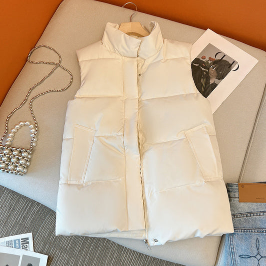 Chaleco Acolchado de Algodón Mujer Estilo Coreano Otoño Invierno - Image 2