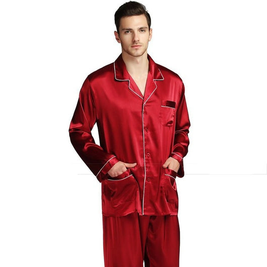 Pijama de Seda para Hombre - Conjunto de Satén Premium - Image 5