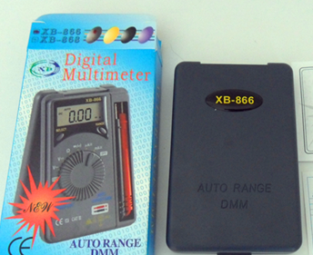 Multímetro Digital Compacto XB-866 - Rango Automático Portátil