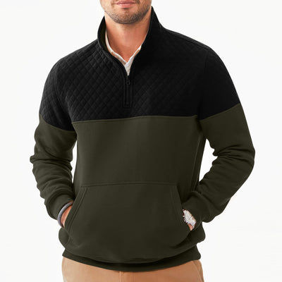 Sudadera con Capucha Color Block Casual para Hombre - Image 29