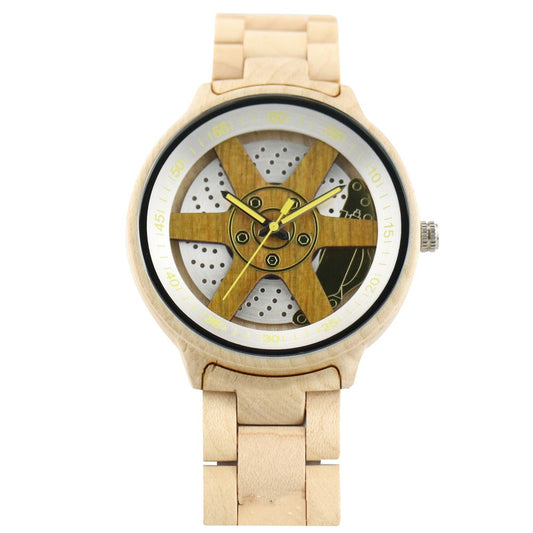 Reloj de Madera y Cuarzo para Adultos - Diseño Casual y Elegante - Image 2