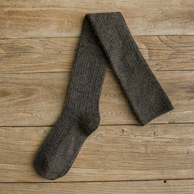 Calcetines hasta la rodilla de lana y terciopelo - Image 4