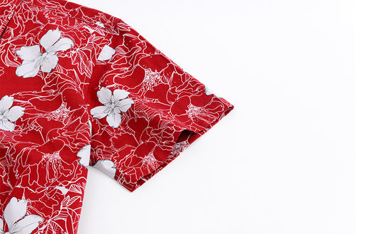 Camisa de manga corta estampada para hombre estilo europeo - Image 13