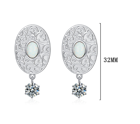 Aretes Vintage Circón Grandes Exagerados - Image 13