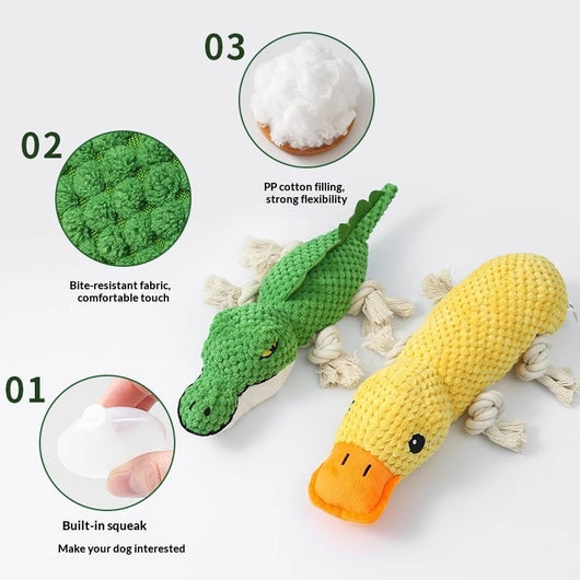 Juguete de Peluche 'Celular' con Sonido para Morder y Limpiar Dientes - Image 2