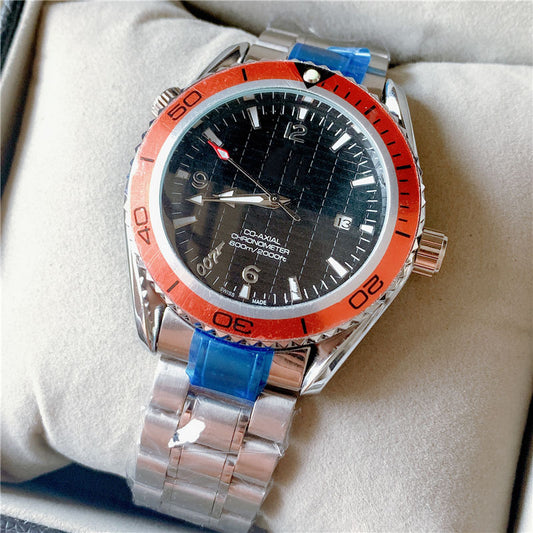 Reloj Calendario Ejecutivo Acero Inoxidable Personalidad Moderna