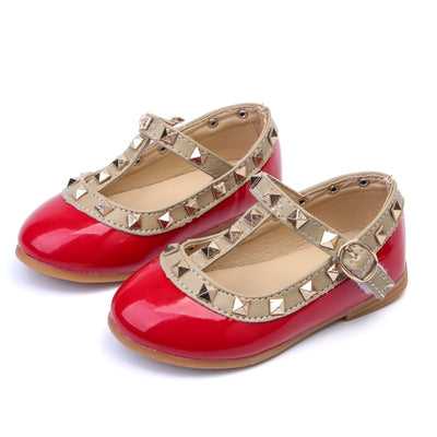 Zapatos de Niña Coreanos de Moda Otoñal con Remaches - Zapatillas Princesa para Baile - Image 7