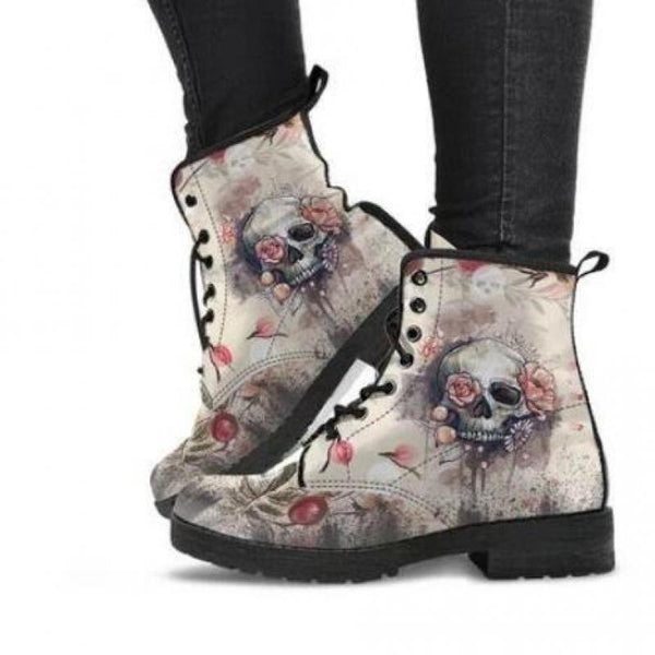 Botas Motociclista Vintage para Mujer con Tacón Bajo - Cuero PU Cálidas para Otoño e Invierno