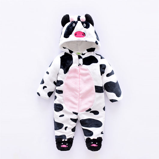 Jumpsuit de Terciopelo con Capucha para Bebé - Abrigo de Invierno - Image 8