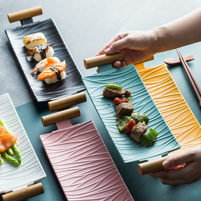 Plato Rectangular Binaural para Sushi y Cocina Creativa - Image 20
