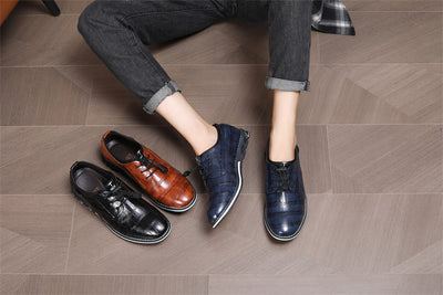 Mocasines de Cuero para Hombre - Zapatos Casuales Versátiles - Image 9