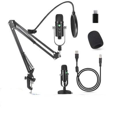 Micrófono Condensador USB para Grabación en Casa y Estudio - Image 15