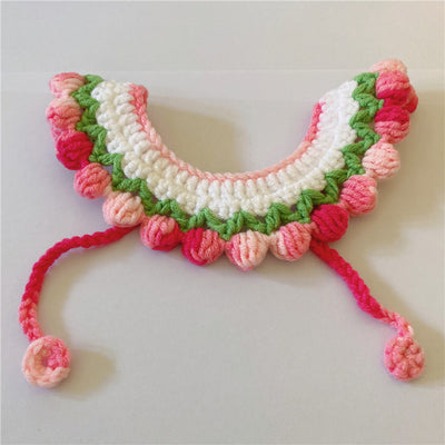 Collar Toalla Tejido de Lana con Degradado de Color para Mascotas - Image 3