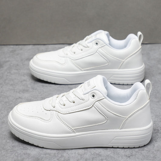 Zapatillas Blancas Para Parejas - Tenis Blancos Puros Para Hombre Primavera y Otoño - Image 17