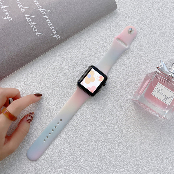 Reloj Inteligente Aurora con Correa de Silicona Colorida - Image 5