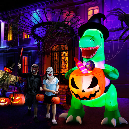Disfraz Inflable Dinosaurio Calabaza Halloween