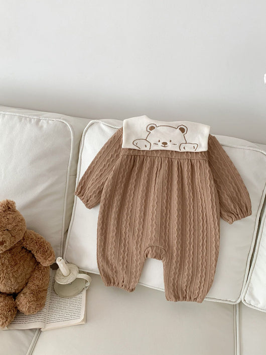 Pijama Enterizo Bebé Osito Adorable con Cierre Twist - Image 11