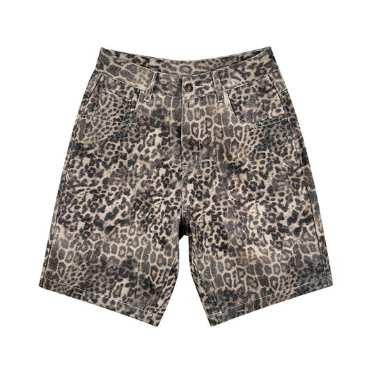 Pantalones Estampado Leopardo Niños - Ajuste Slim Primavera Otoño - Image 2