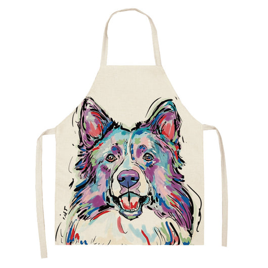 Delantal Dacron Estampado Serie Animales Perro - Image 10
