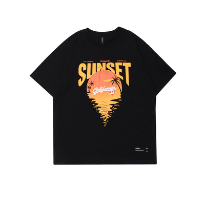 Camiseta Hombre Suelta Estampada Manga Corta - Image 12