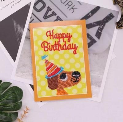 Tarjeta de Navidad con Pintura de Diamantes Creativa - Image 10