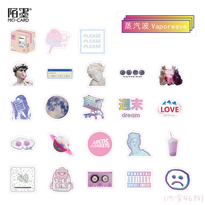Colección de 46 Stickers Adhesivos Decorativos - Image 5