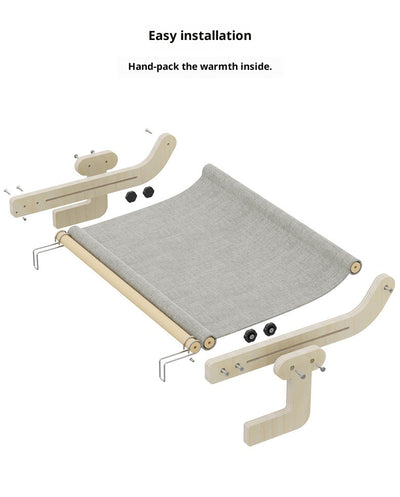 Cama Colgante Extra Grande para Gatos - Nido de Lona para Ventana y Balcón - Image 10