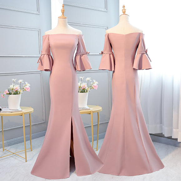 Vestido de Noche Asimétrico Elegante