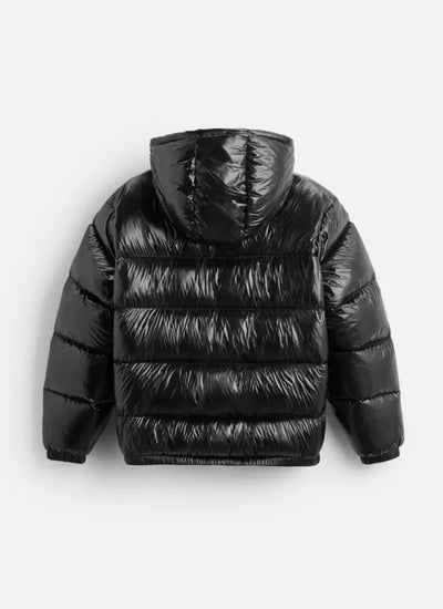 Chaqueta Negra de Algodón con Capucha - Estilo Casual - Image 20