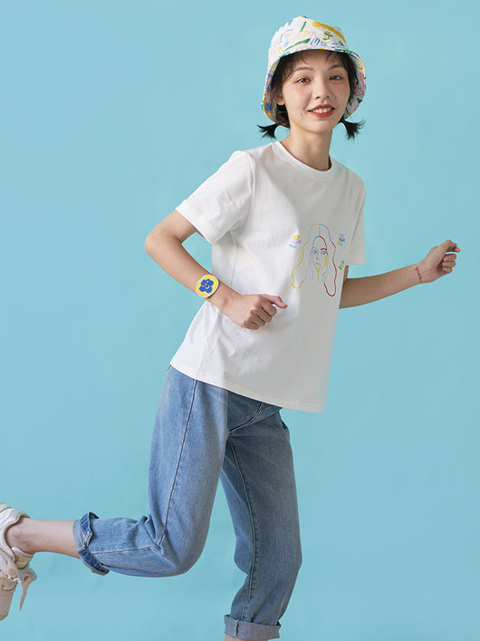 Playera Holgada para Niña - Diseño Casual y Cómodo - Image 5