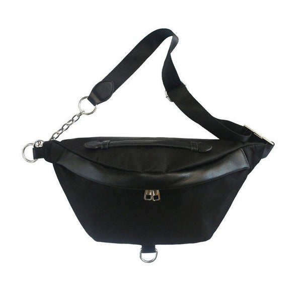 Bolsa de Pecho Nylon Versátil con Cadena Chic - Image 3